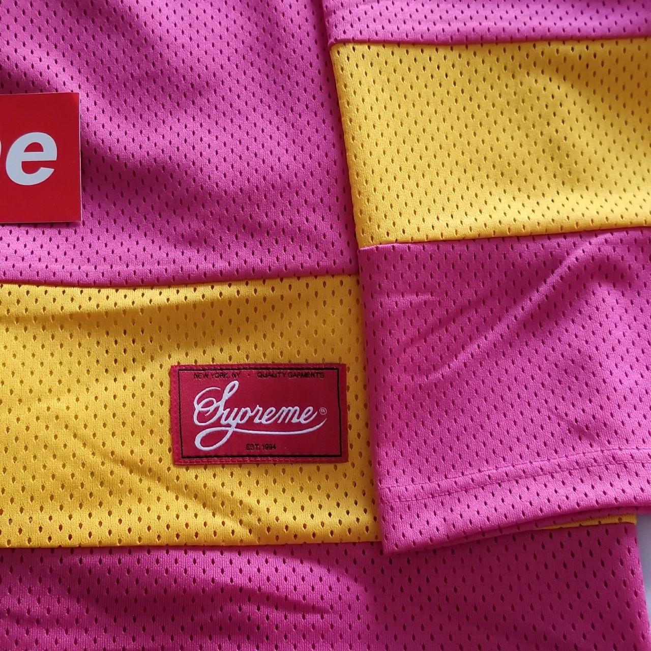 SUPREME ANKH HOCKEY JERSEY SZ L PINK