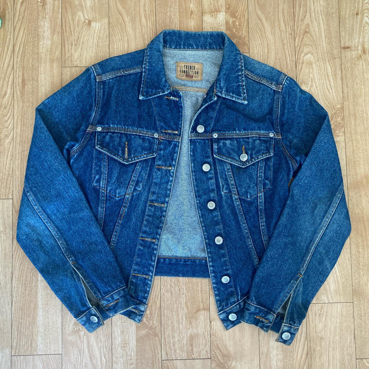 French Connection denim jacket Size medium (shown... - Depop