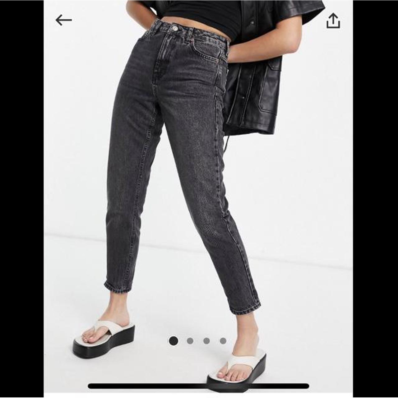 black mom jeans. W26 L30. Excellent... Depop