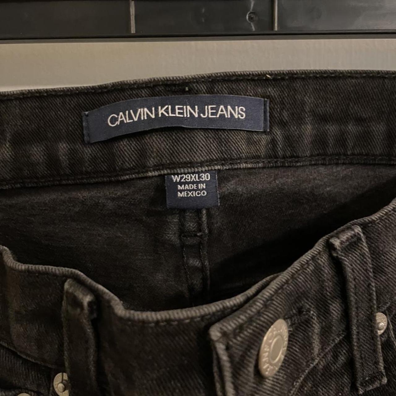 Calvin Klein Men's Black Jeans Depop