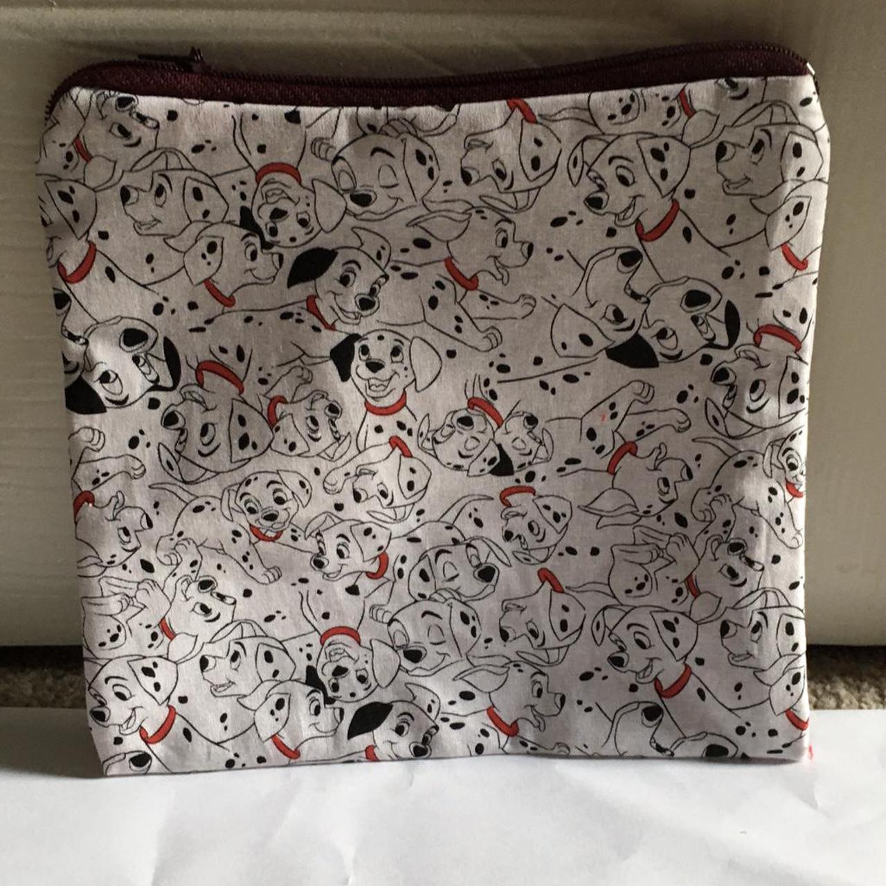 Handmade oversized damask zipper cosmetic bag. Can - Depop