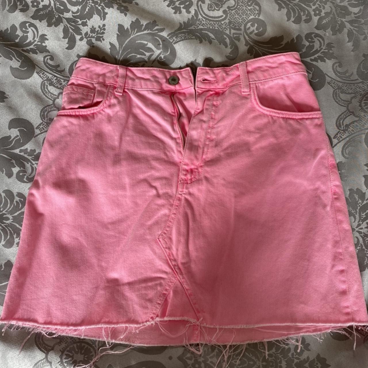 Pink denim sale skirt primark