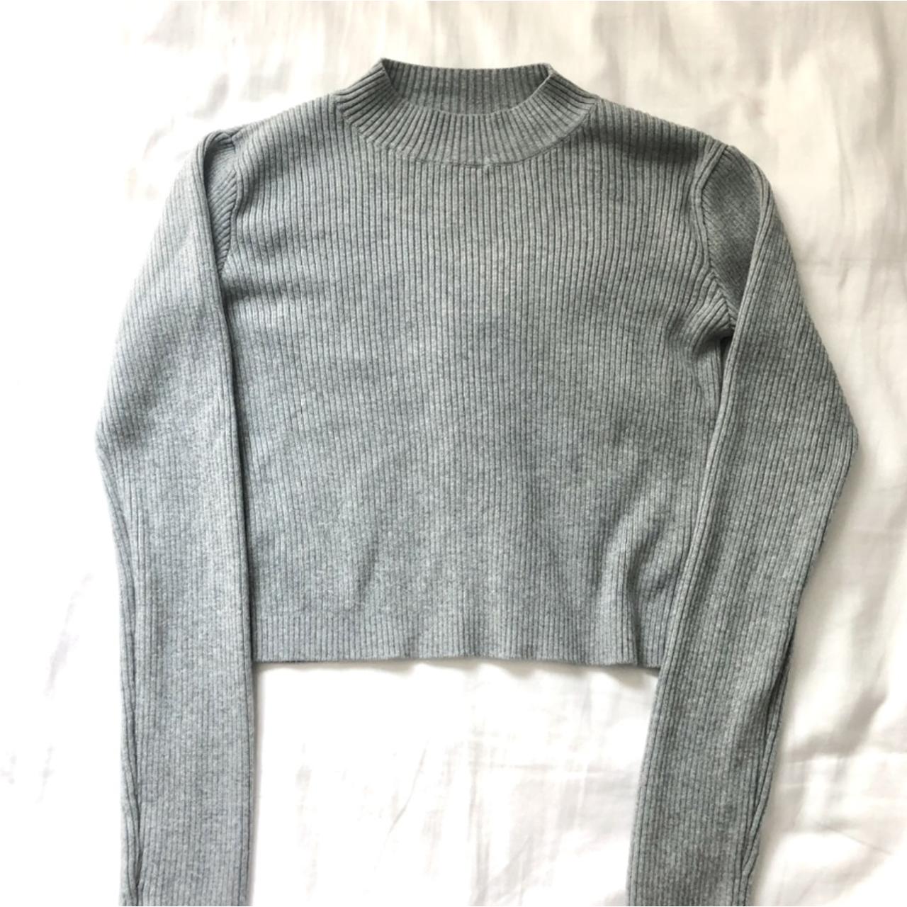 Brandy Melville grey Diana turtle/mock neck