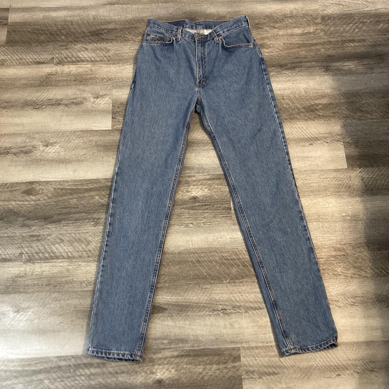 47 Women's Navy and Blue Jeans | Depop