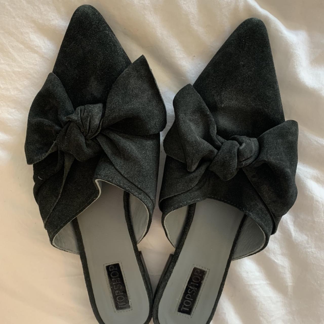 topshop bow mules