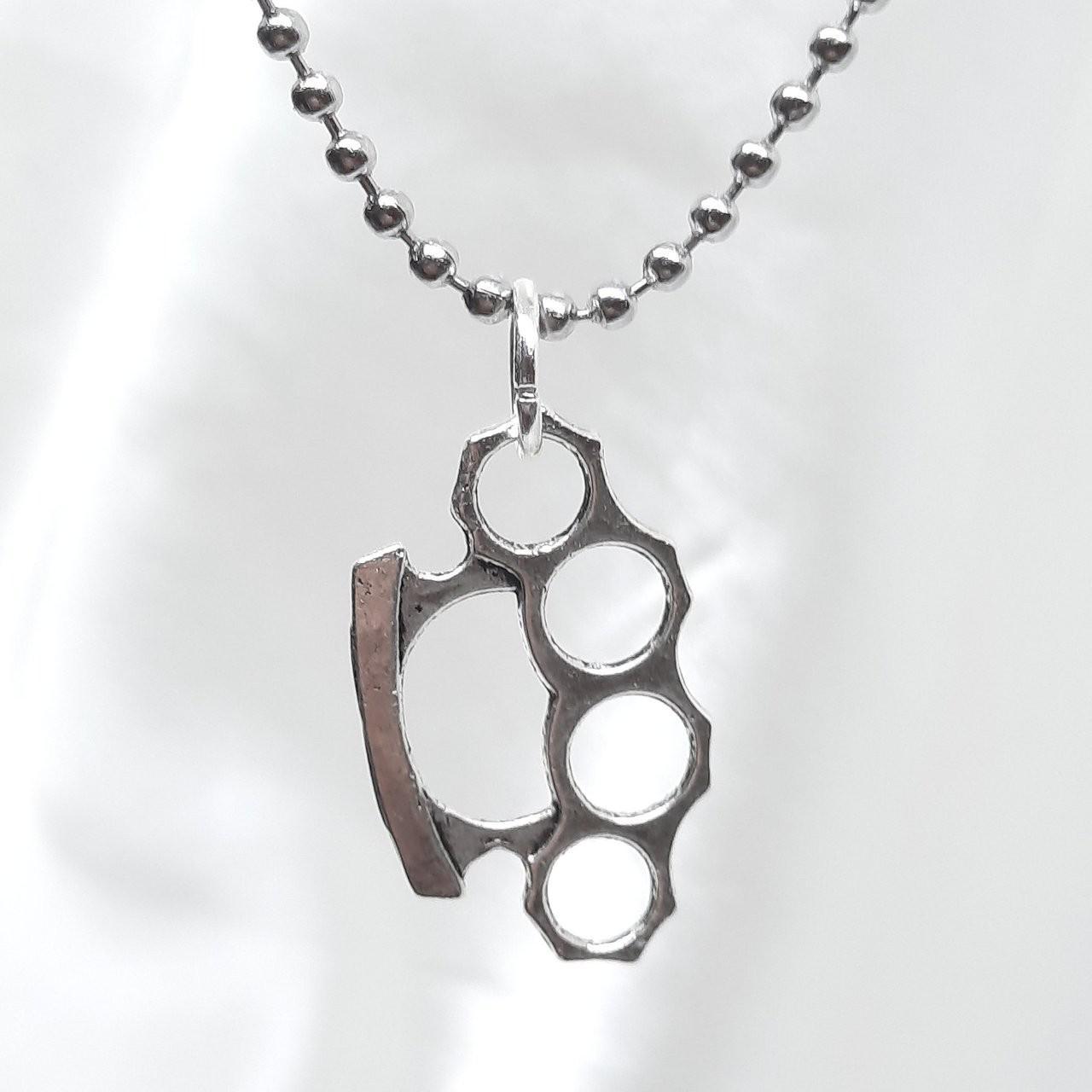 Brass Knuckles Pendant - Etsy India