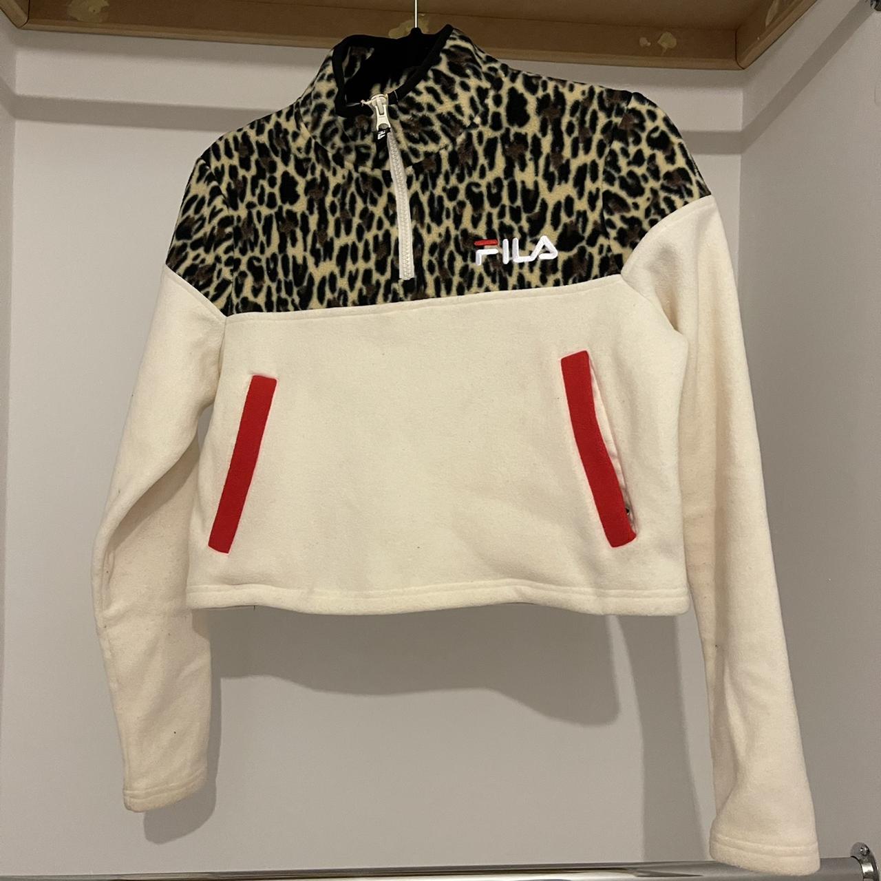 Fila leopard store fleece