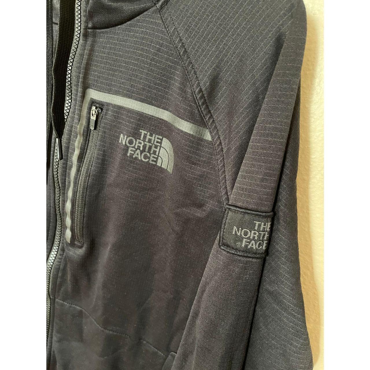 The North Face Mens Zip up Hoodie Sz M black - Depop