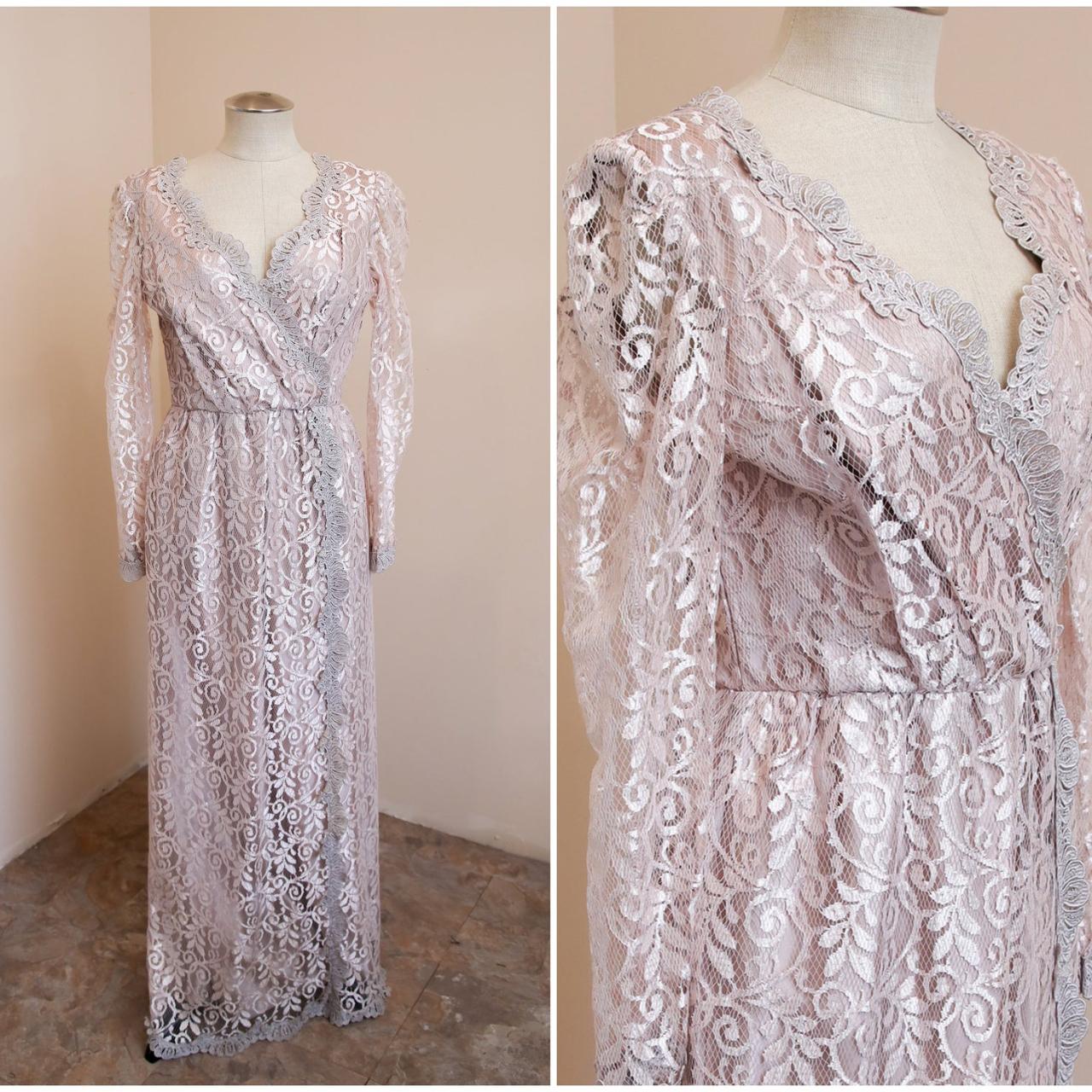 A Stunning 1970s Era Lace Gown From JC Penny It Is Depop   P0 