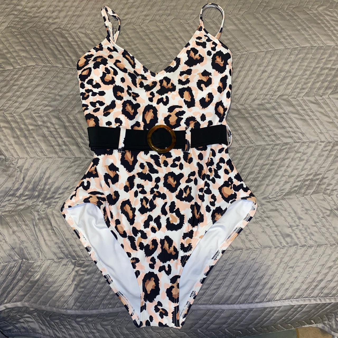 Leopard Print Swimsuit Never been worn - still has... - Depop