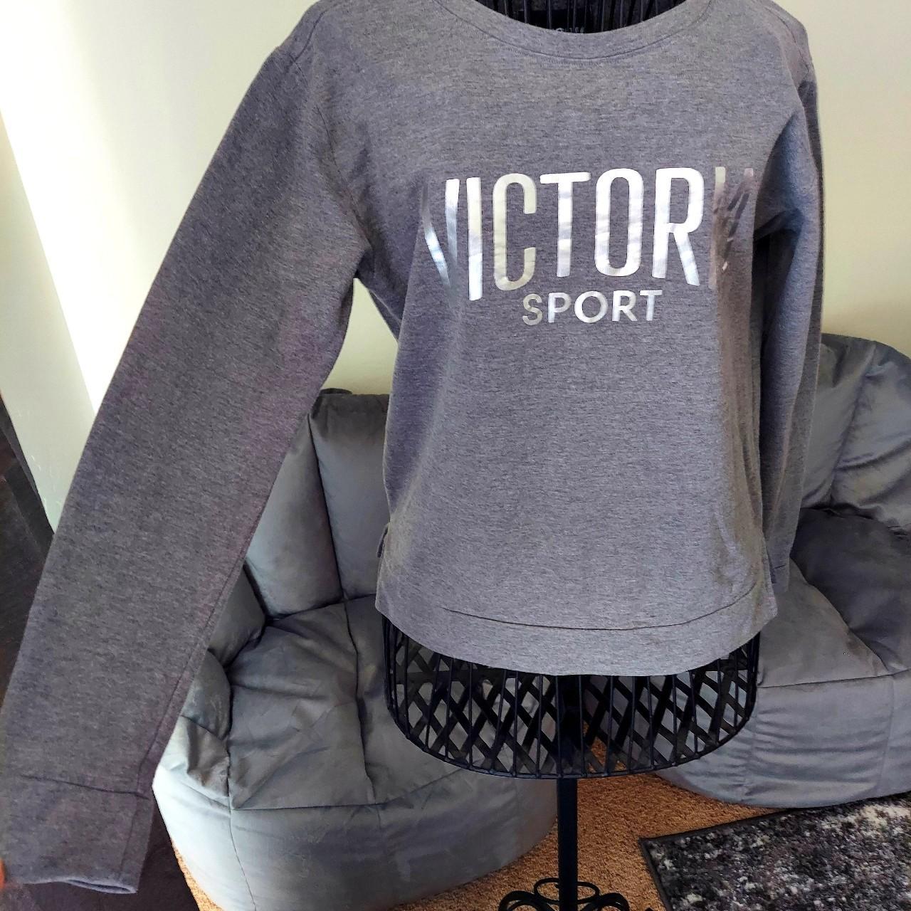 Victoria sport sweatshirt Med Grey. Depop