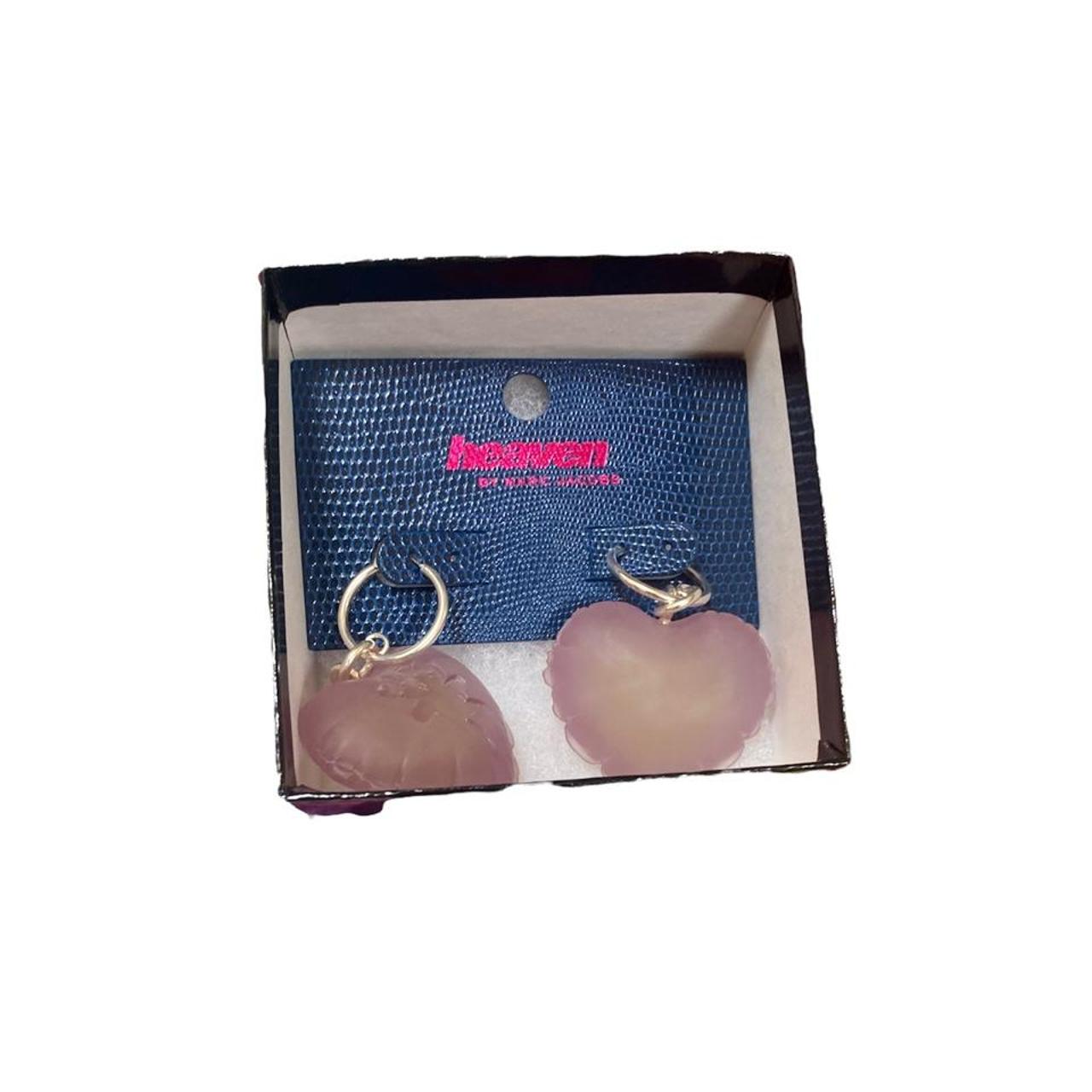 Brand New translucent balloon heart earrings in | Depop