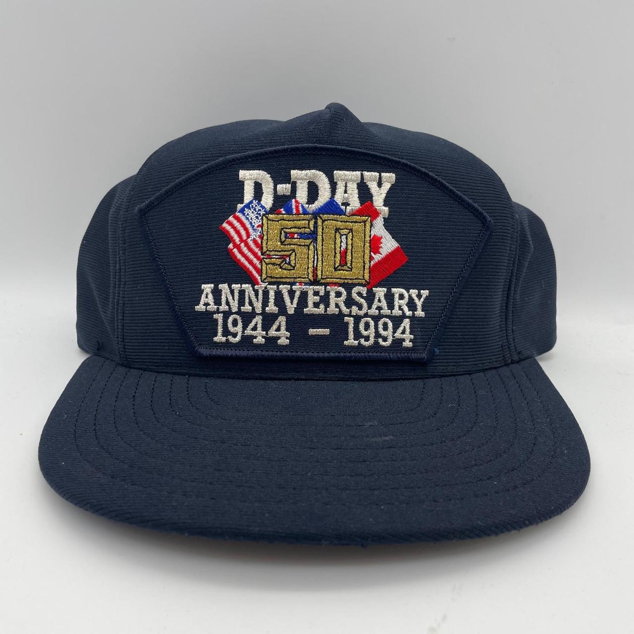 Vintage D-Day anniversary trucker hat. Made in USA.... - Depop