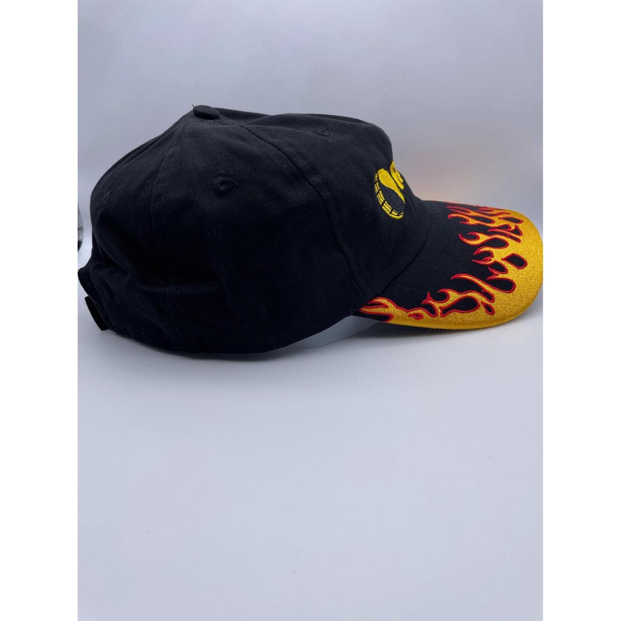 Reinke Flame SnapBack Hat In Good Used... - Depop
