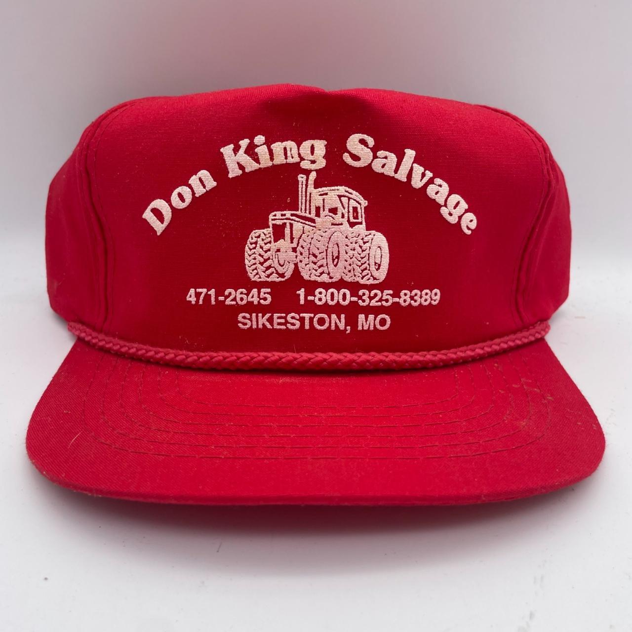 Vintage Don King Salvage Trucker Hat. Good... Depop
