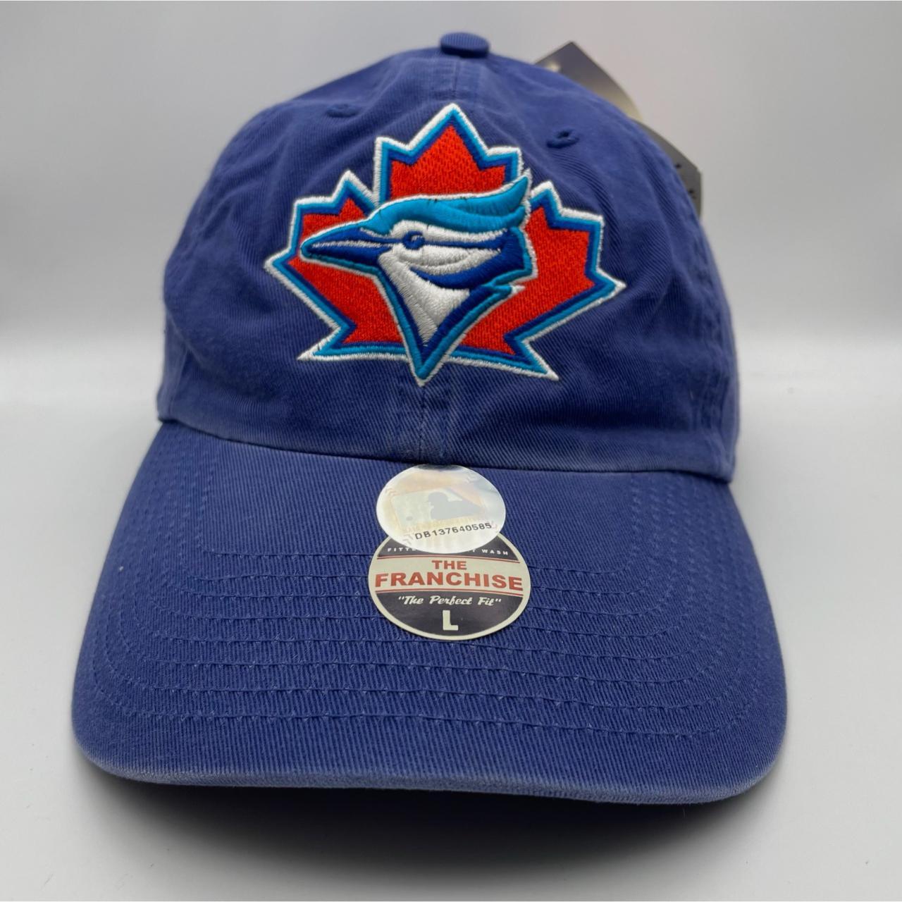 Toronto Blue Jays black dome fitted from hat club - Depop