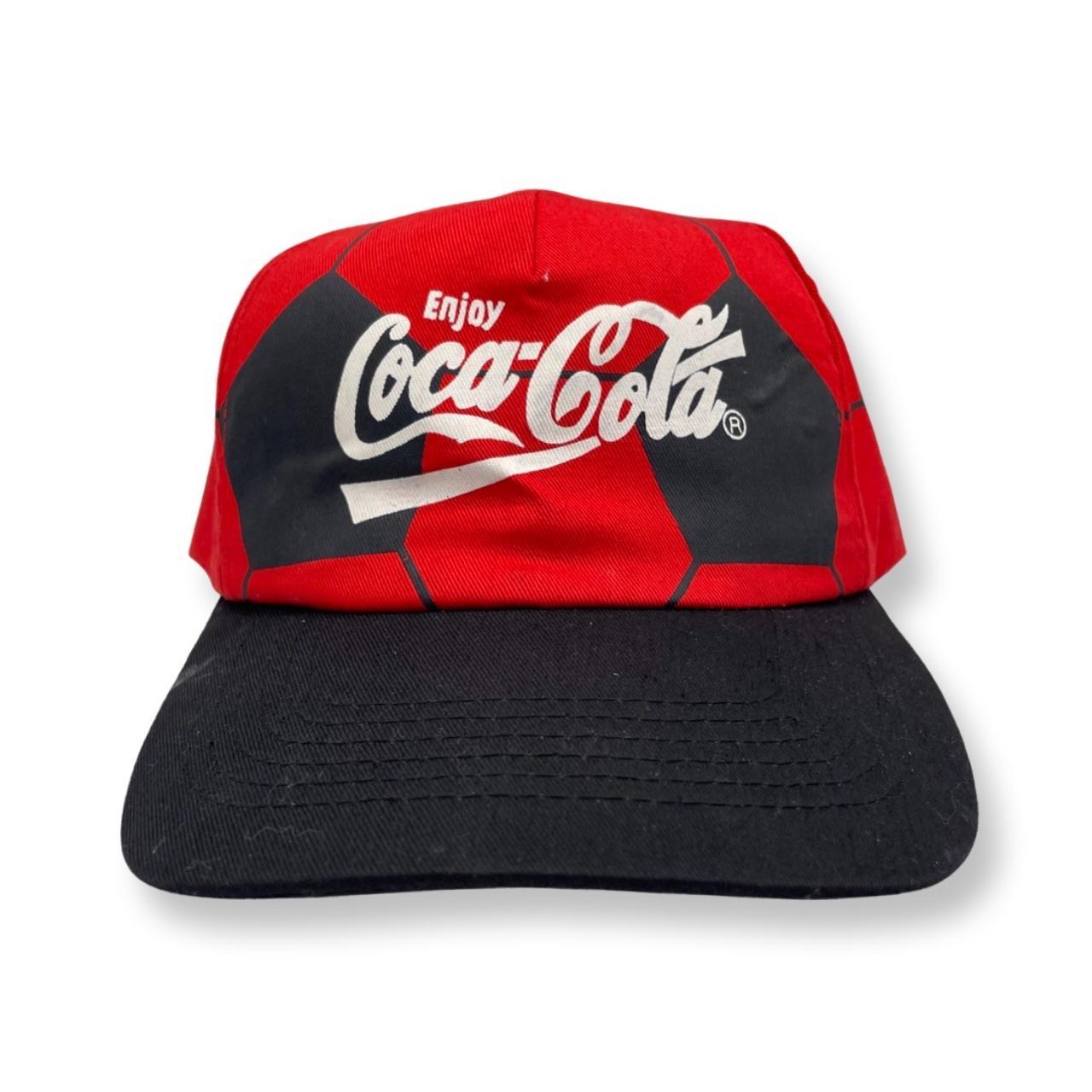 Coca Cola Soccer ball SnapBack Hat. Good used... - Depop