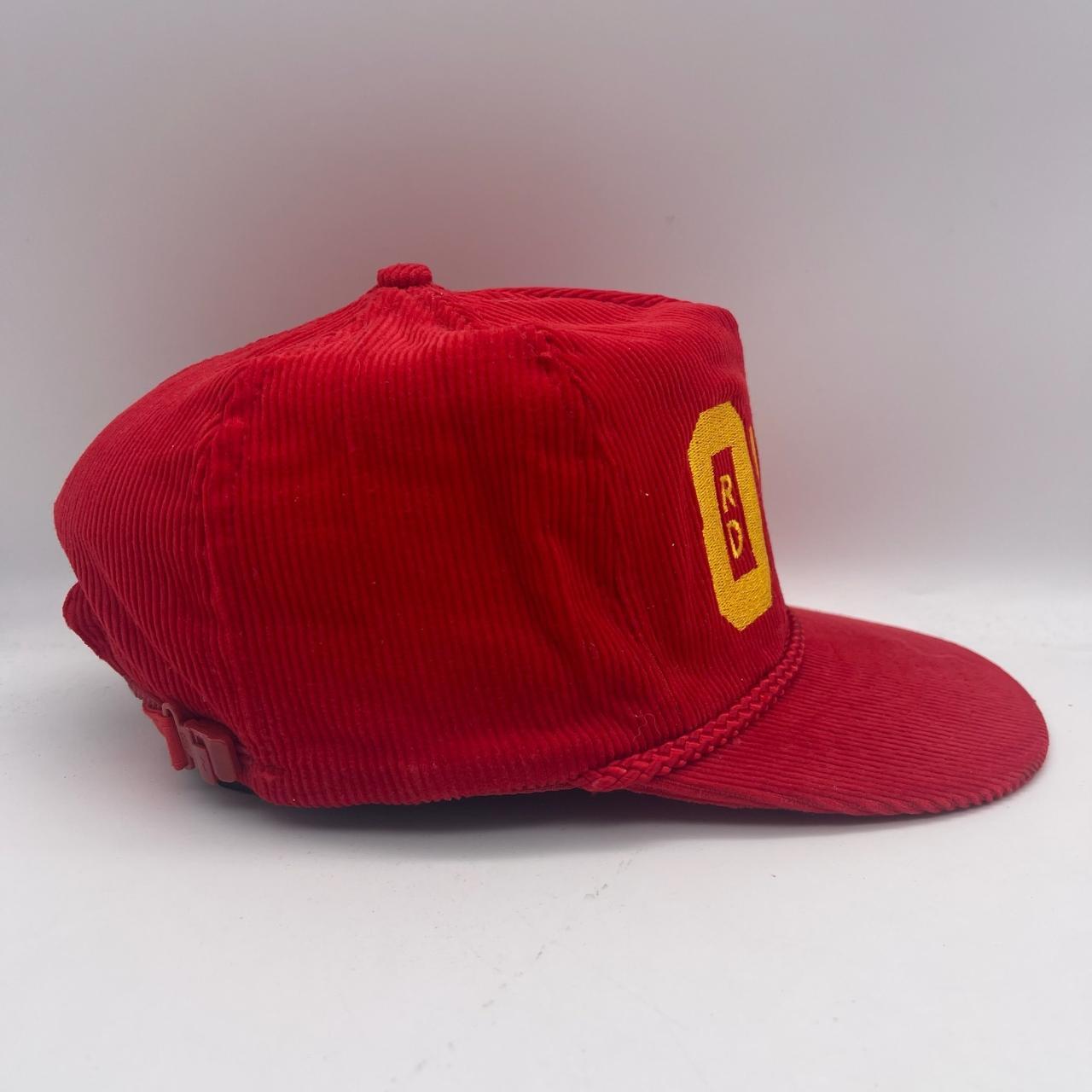 CORNELL UNIVERSITY BIG RED VINTAGE 1980'S CORDUROY SNAPBACK ADULT HAT -  Bucks County Baseball Co.