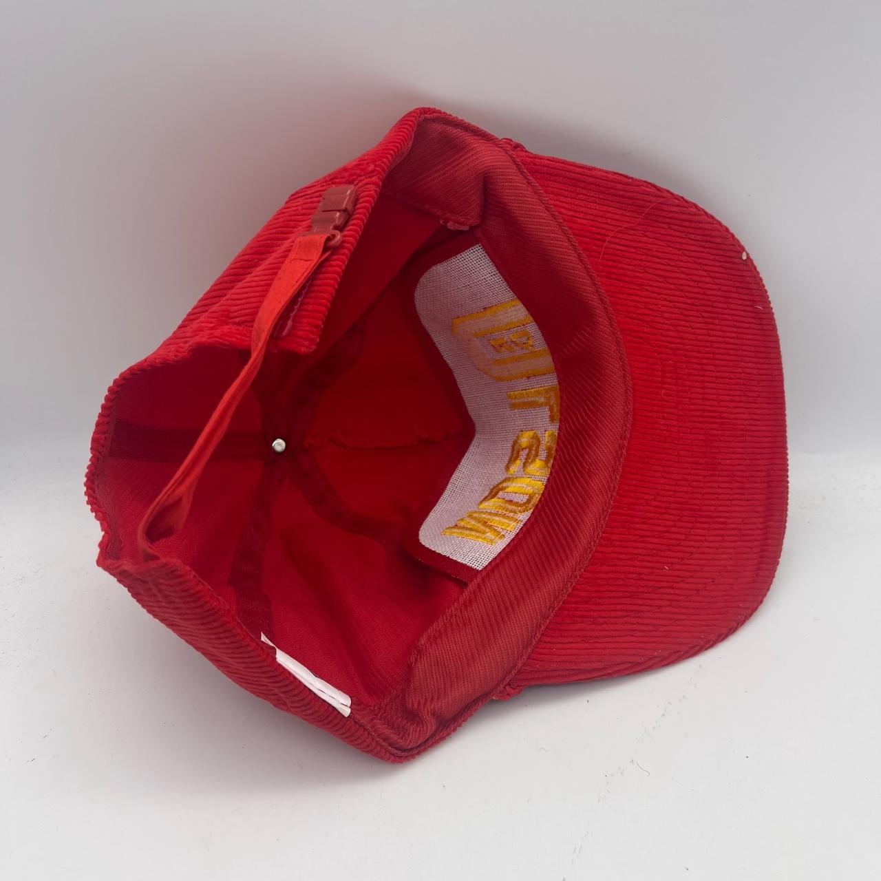 CORNELL UNIVERSITY BIG RED VINTAGE 1980'S CORDUROY SNAPBACK ADULT HAT -  Bucks County Baseball Co.