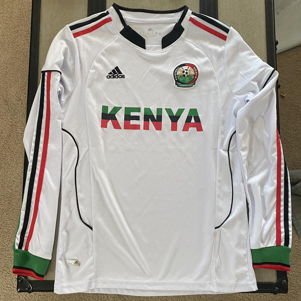 Sports fashion, Shirts, Marambee Kenya Football Soccer Jersey Shirt Mens  S White Green Harambee Stars
