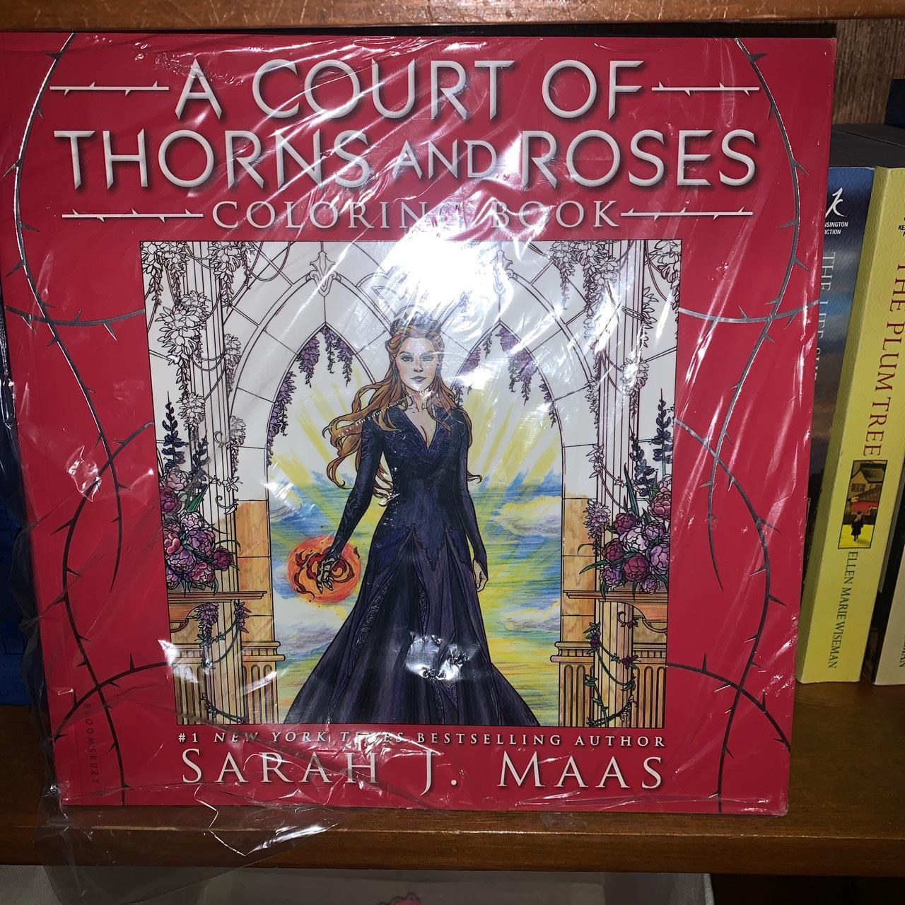 A Court of Thorns and Roses coloring book