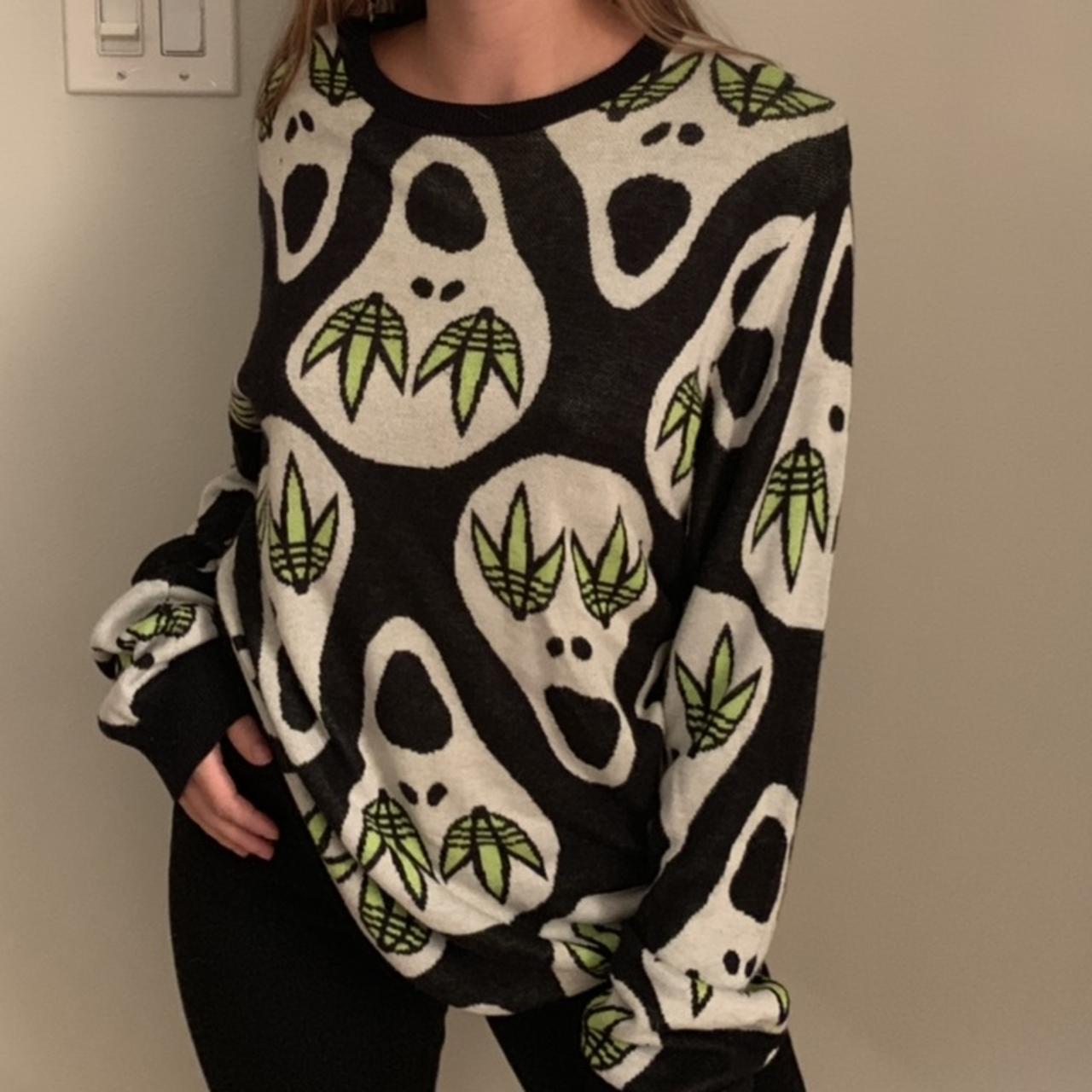 Adidas Jeremy authentic Scott Skull Sweater Rare XS