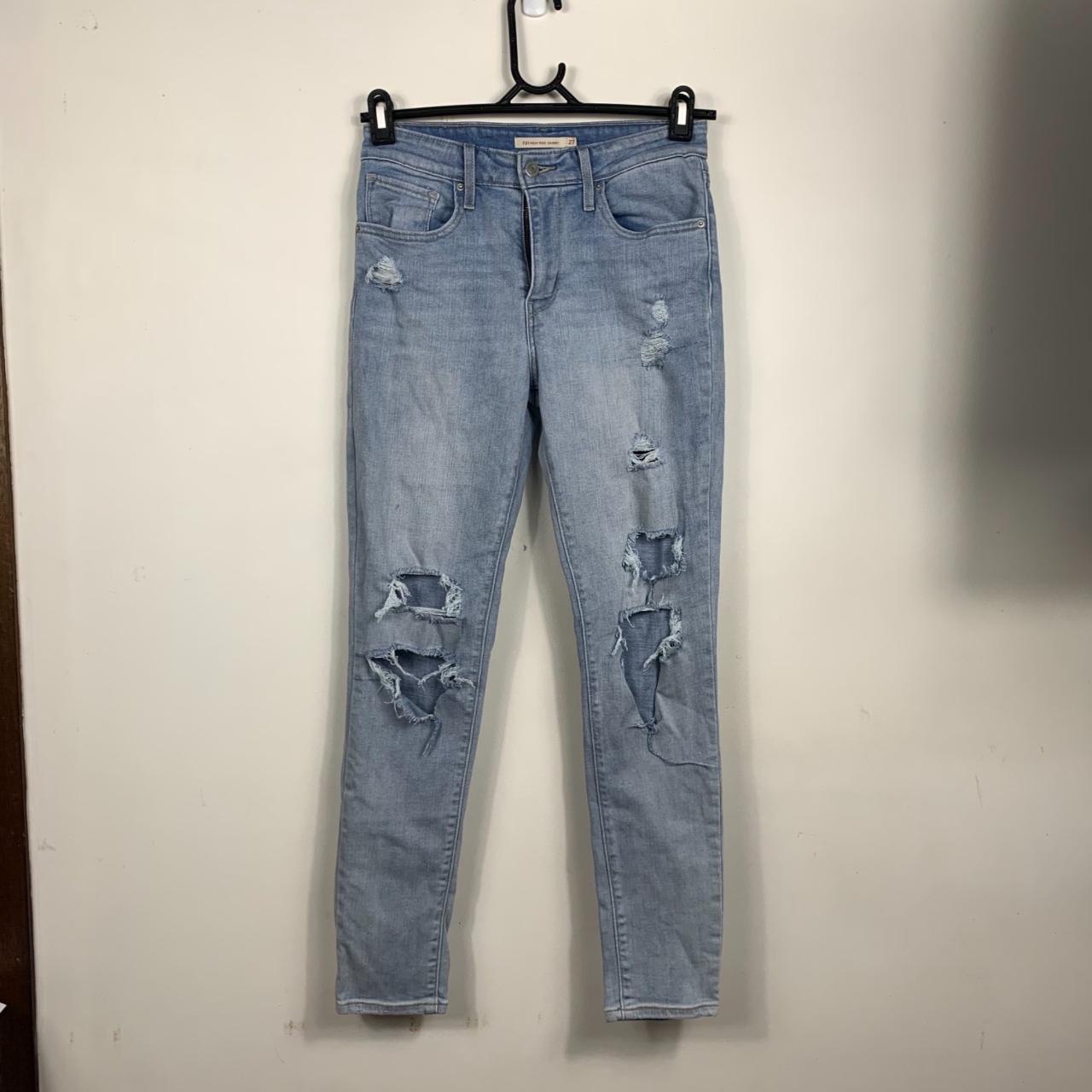 Levi’s 721 Jeans Womens Size 27x28 High Rise Skinny... - Depop