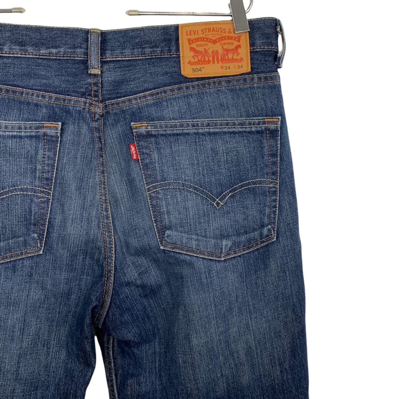 Levi’s 504 Blue Jeans Mens Size 36x28 Medium Wash... - Depop