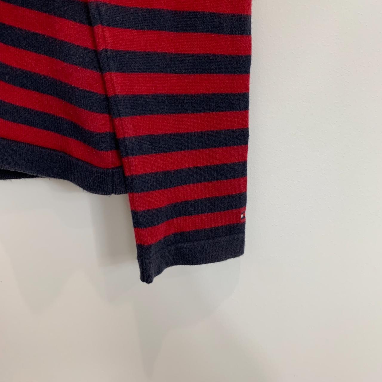 Tommy Hilfiger Striped Cotton Sweater Womens Size M... - Depop