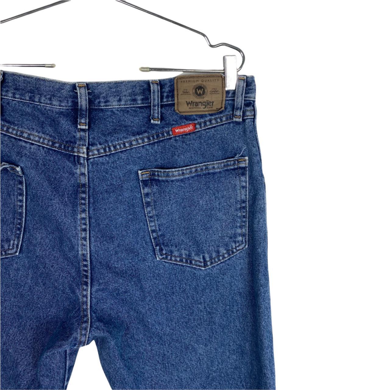 Wrangler Western Jeans Mens Size 36x28 Medium Wash... Depop