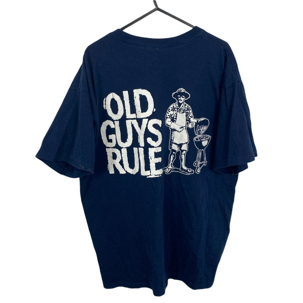 Old Guys Rule Vintage T-Shirt Mens Size L Cotton... - Depop