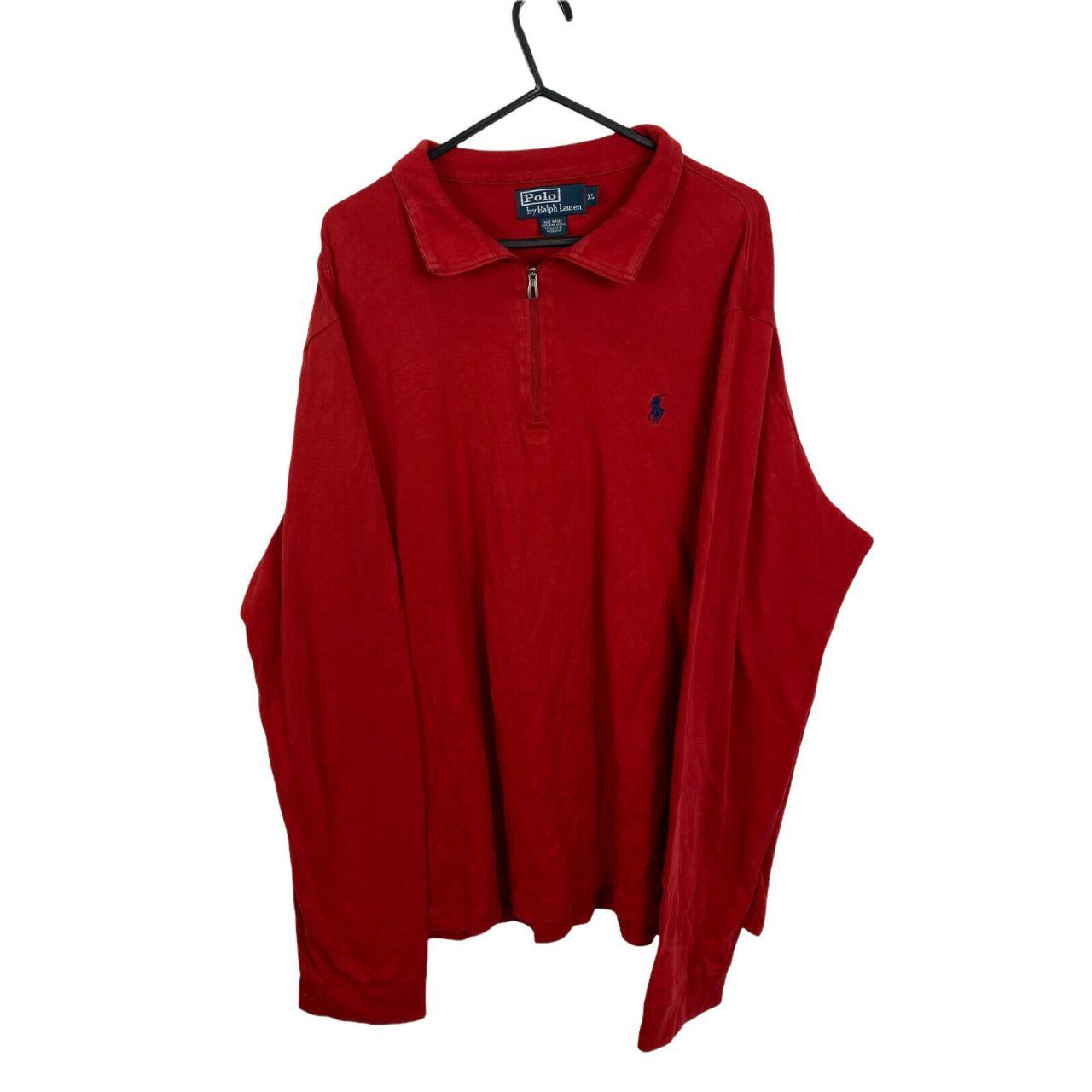 Polo Ralph Lauren 1/4 Zip Sweatshirt Mens Size XL... - Depop