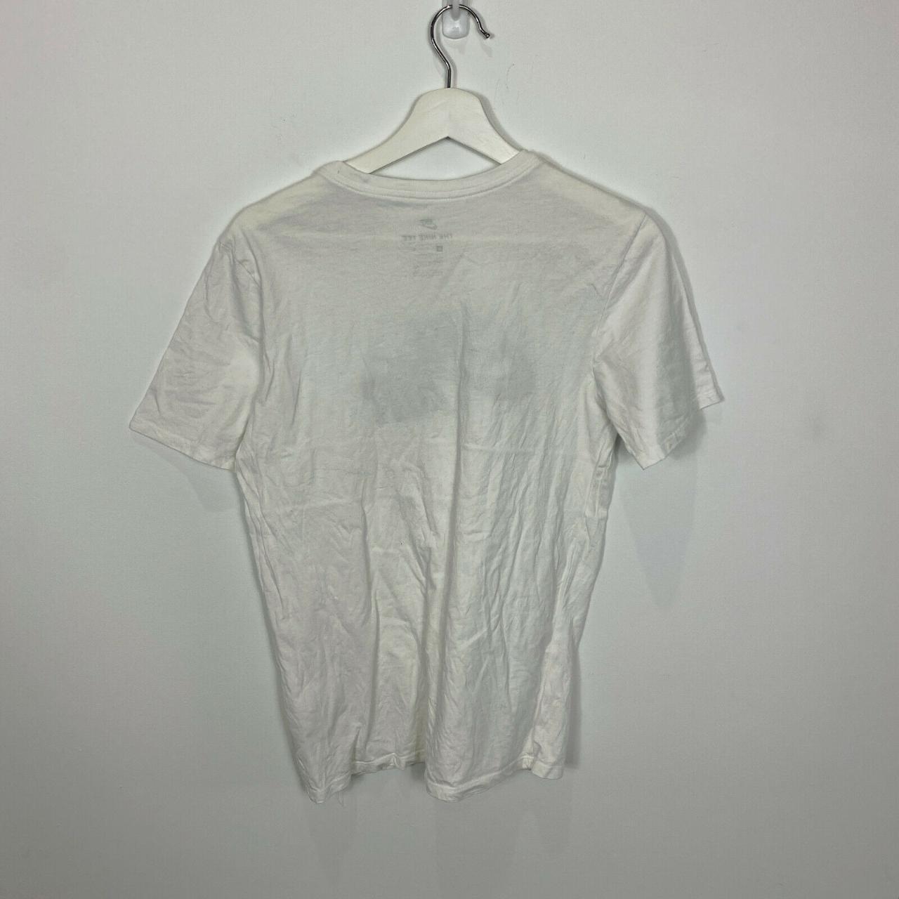 Nike Air White Cotton T-Shirt Mens Size S Retro 90s... - Depop