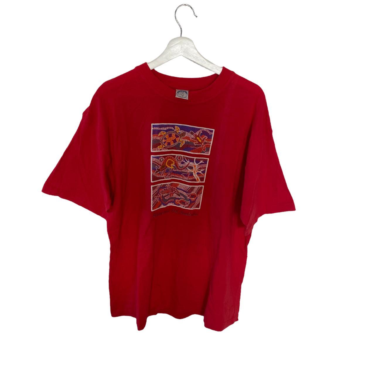 Aboriginal Art Vintage T-Shirt Mens Size XL Classic... - Depop