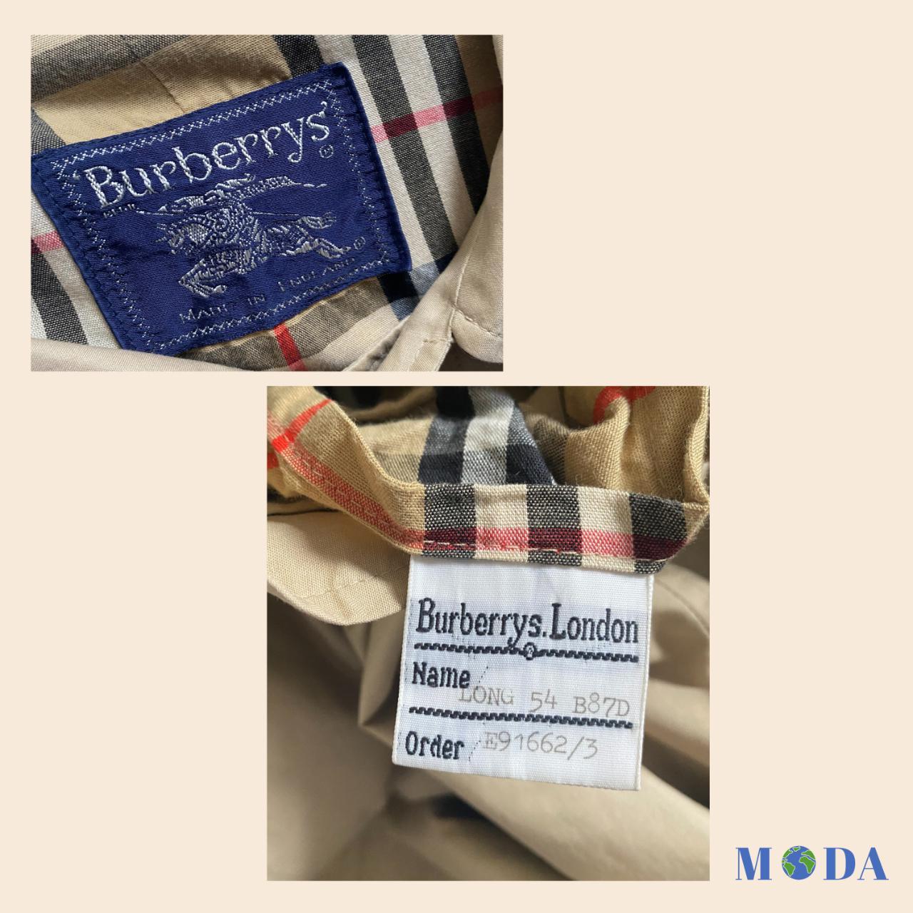 DESCRIPTION: 90s Beige Burberry Trench Coat With... - Depop