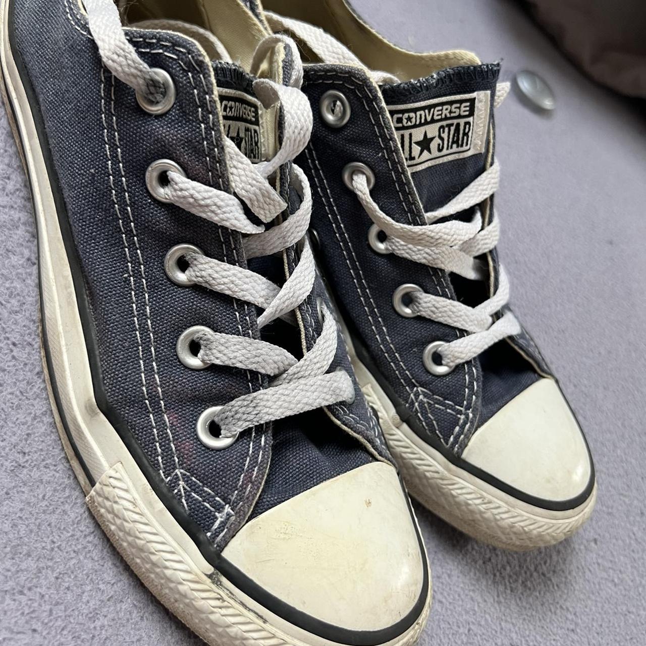navy converse womens size 5