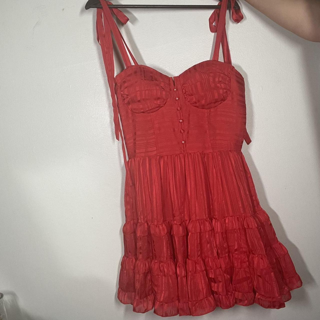 cider beetlejuice lydia’s iconic red dress!!... Depop
