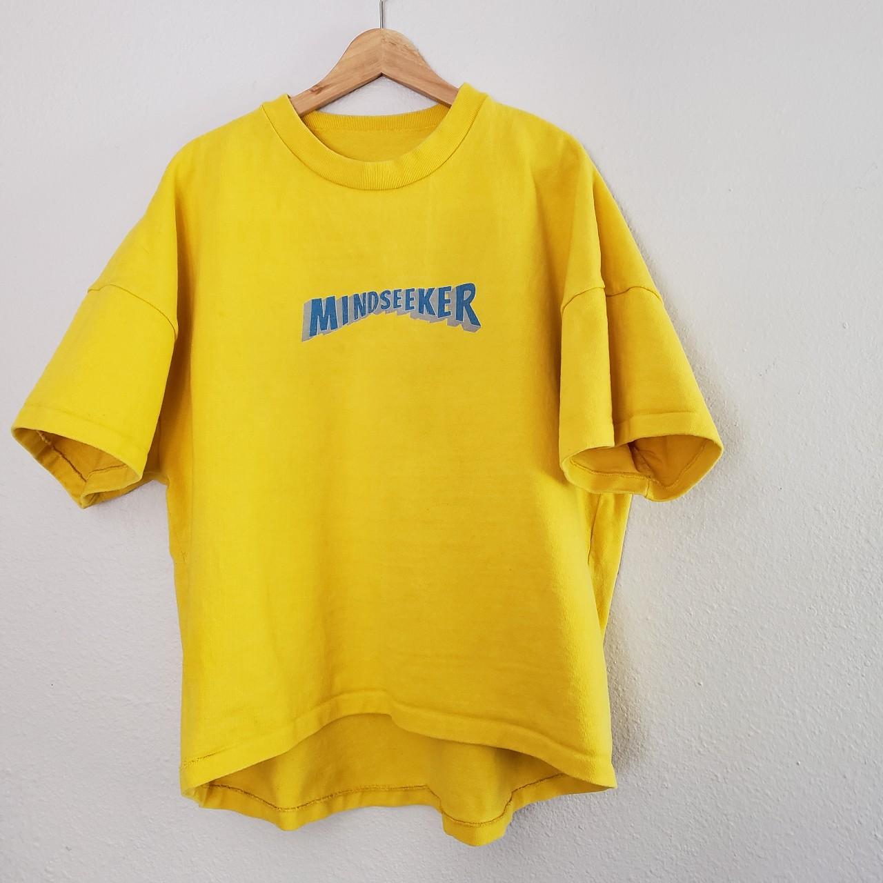 Yellow mindseeker t shirt, DETAILS , -Heavy cotton...