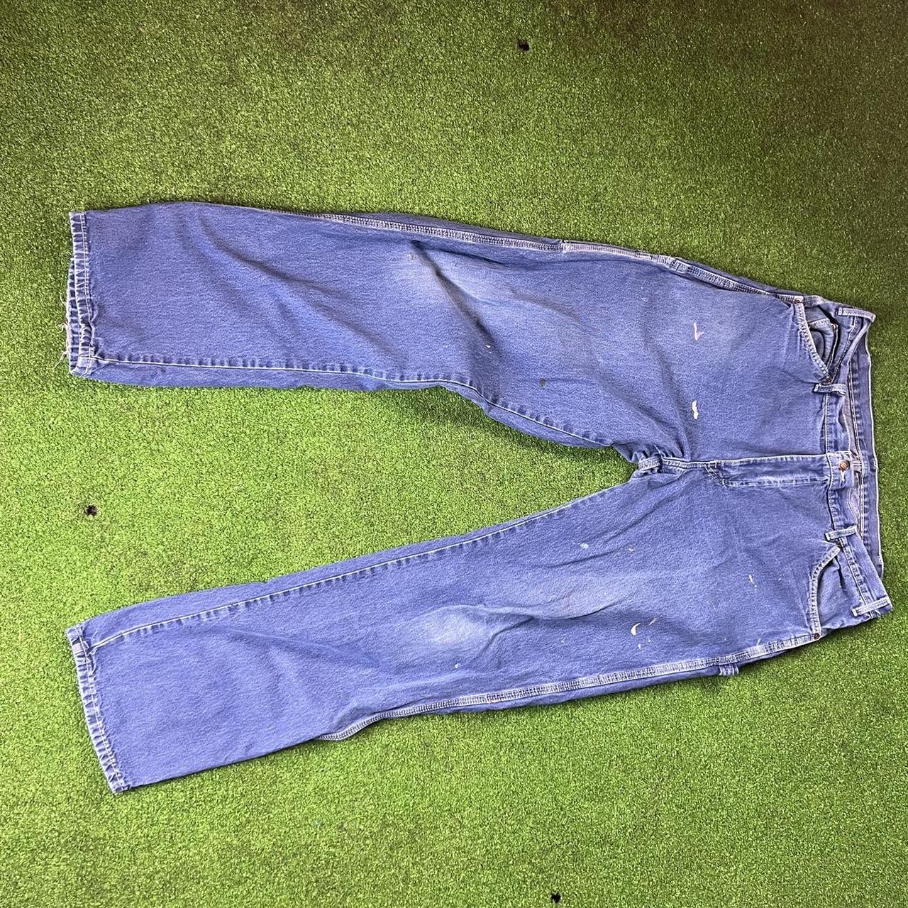 Dickies Carpenter Jeans Paint Splatters All Around Depop   P0 