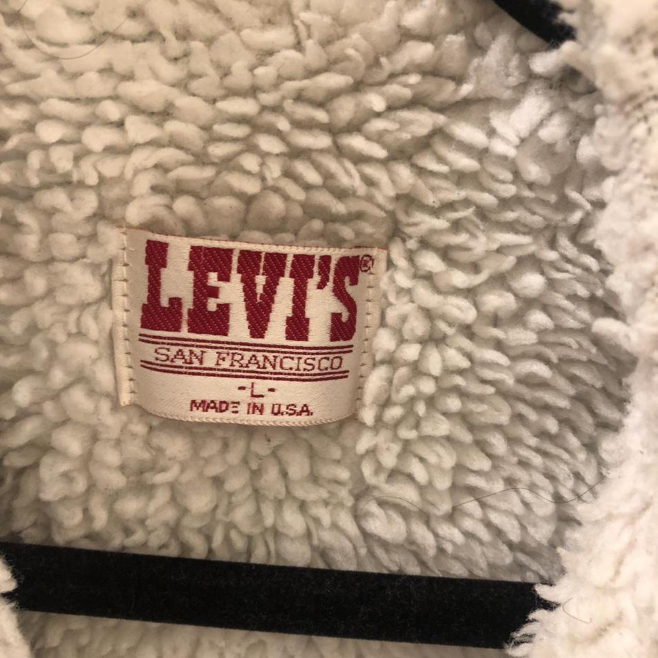 Vintage Levi’s Sherpa Trucker Jacket Rare find in... - Depop