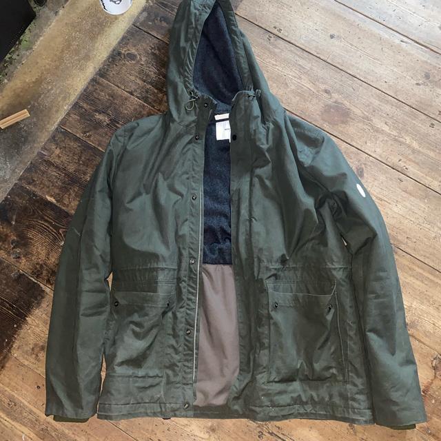 Norse projects nunk shop waxed cotton jacket