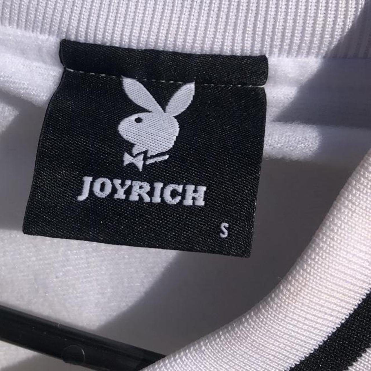 Joyrich X Playboy Bunny Panel Varsity Jacket Black & White