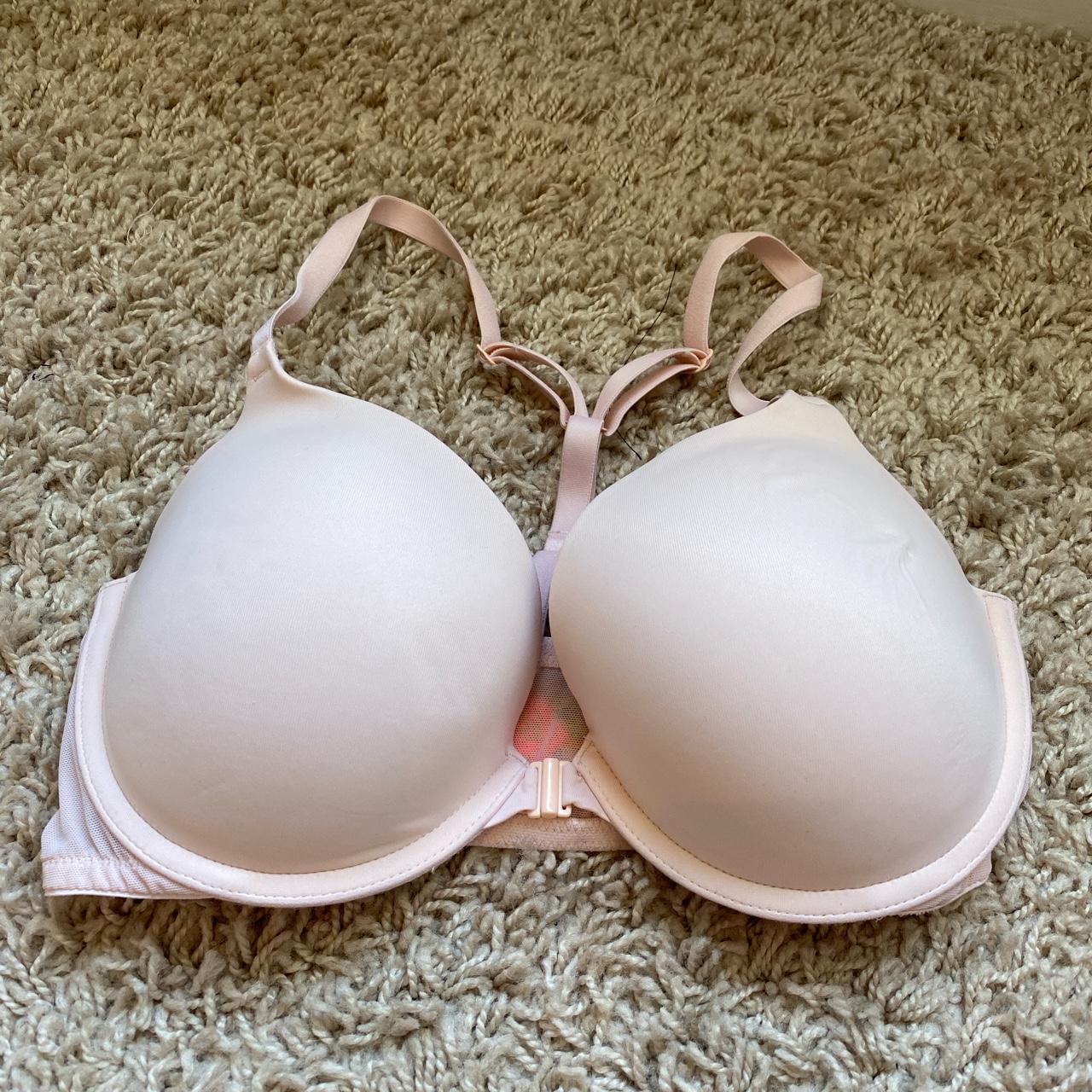 PINK everyday wear push front fastening bra with - Depop