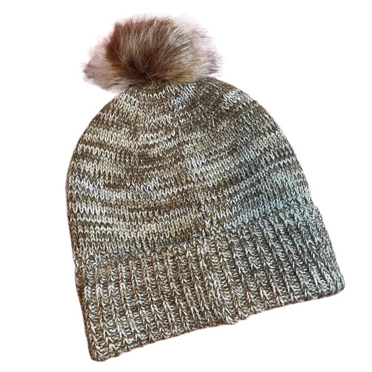 Frye Adult Pom Pom Hat NWT Women’s Cuffed Beanie Hat... Depop