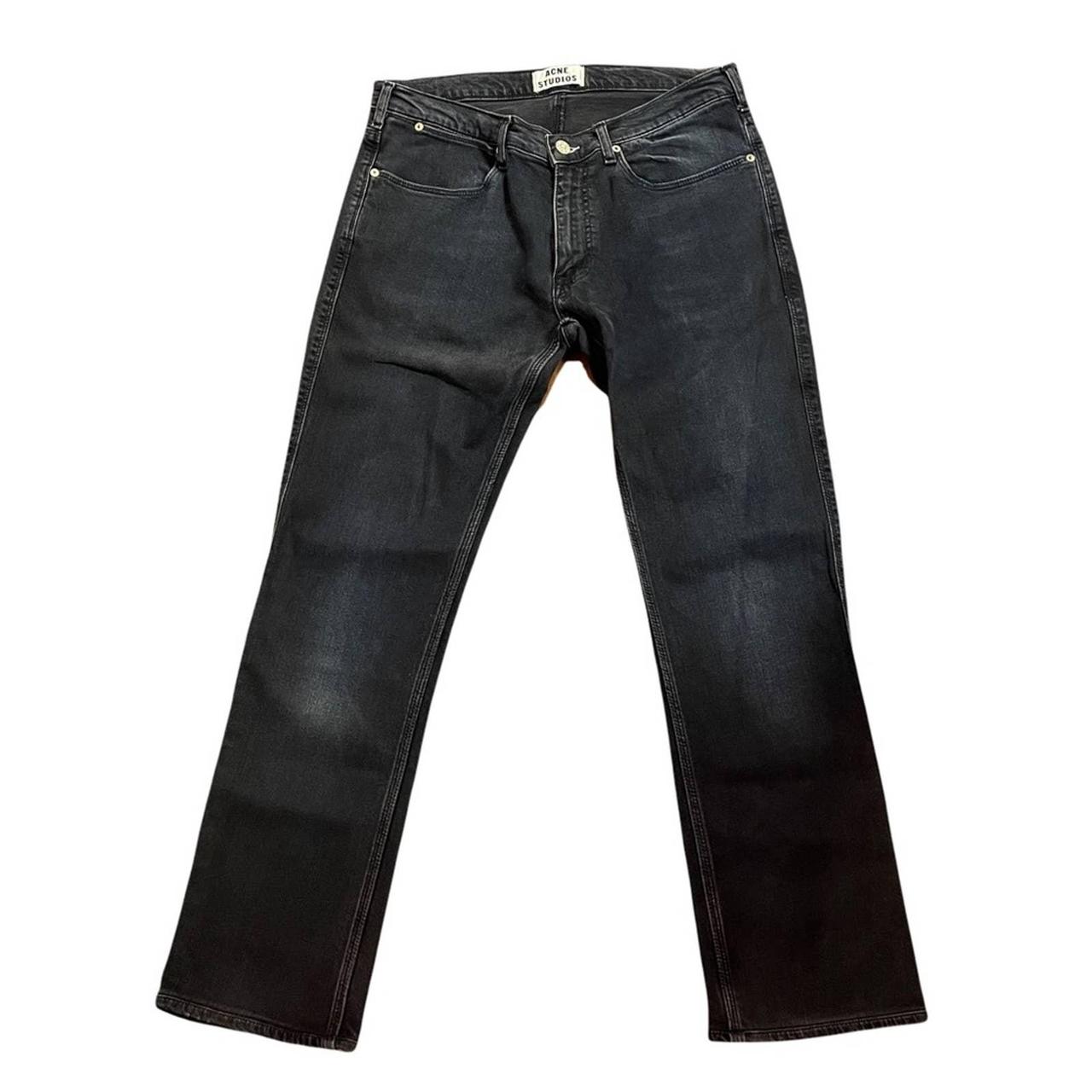 ACNE Studios Max Man Ray Jean Dark Gray-Blue... - Depop