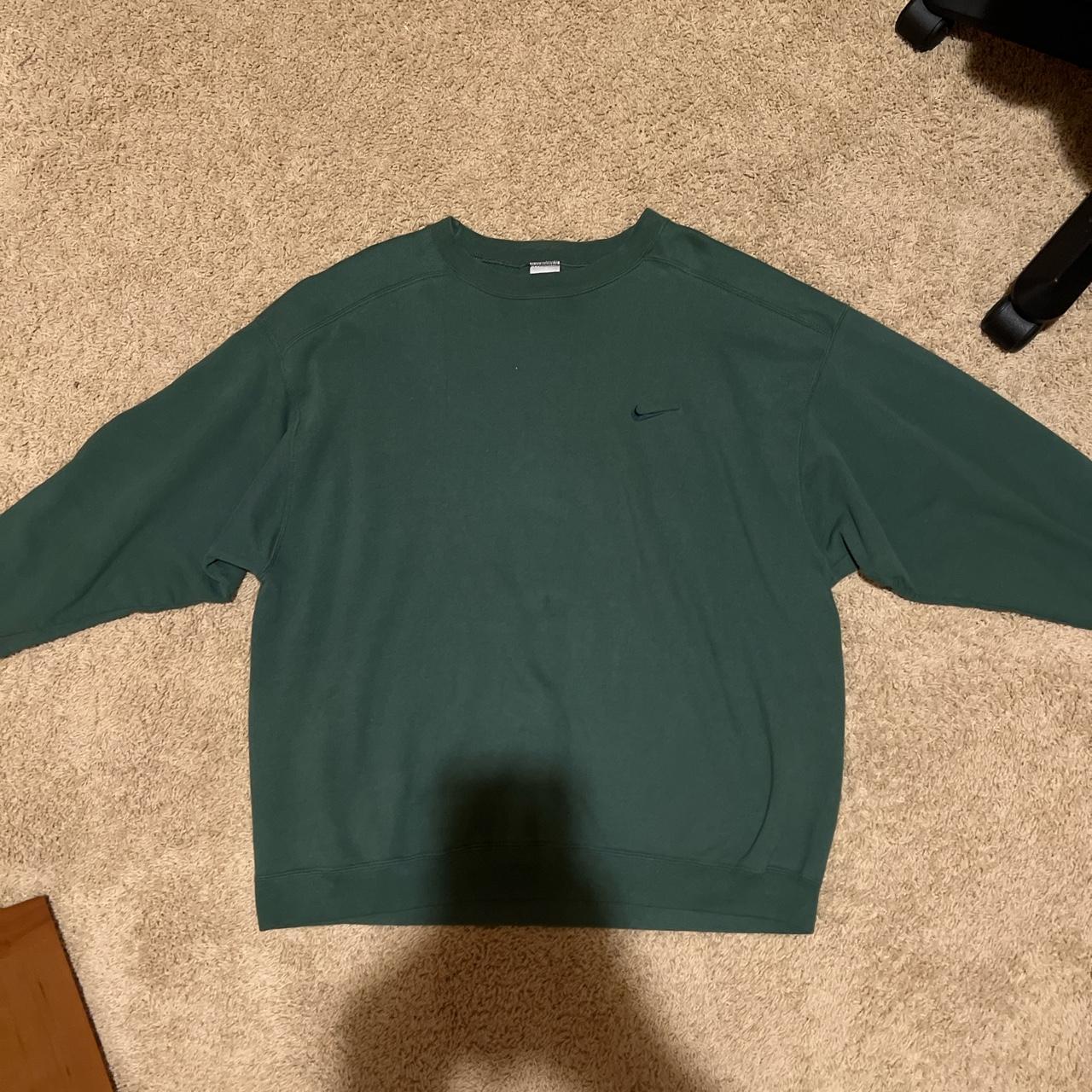 army green nike crewneck