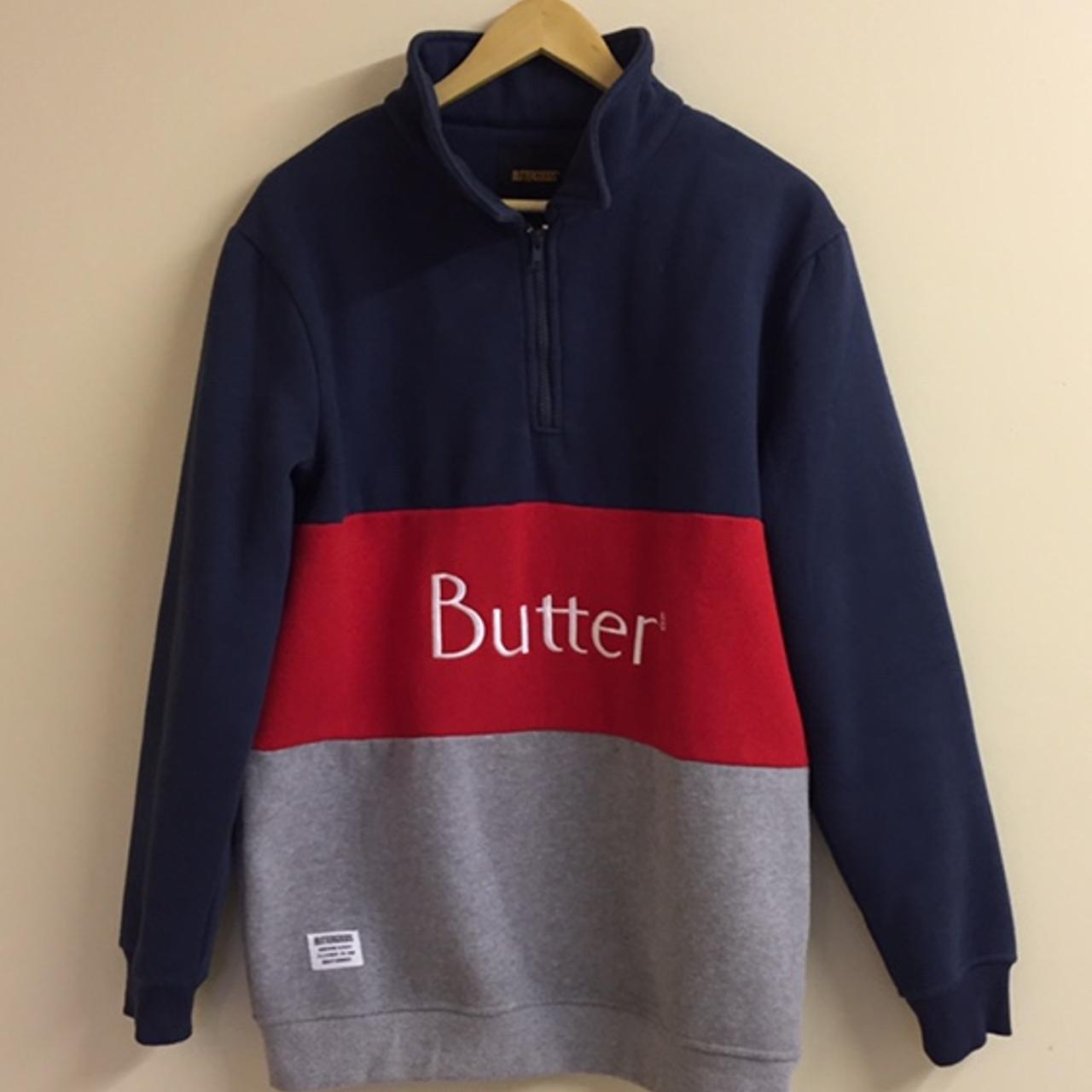 Butter goods half zip fleece in excellent... Depop