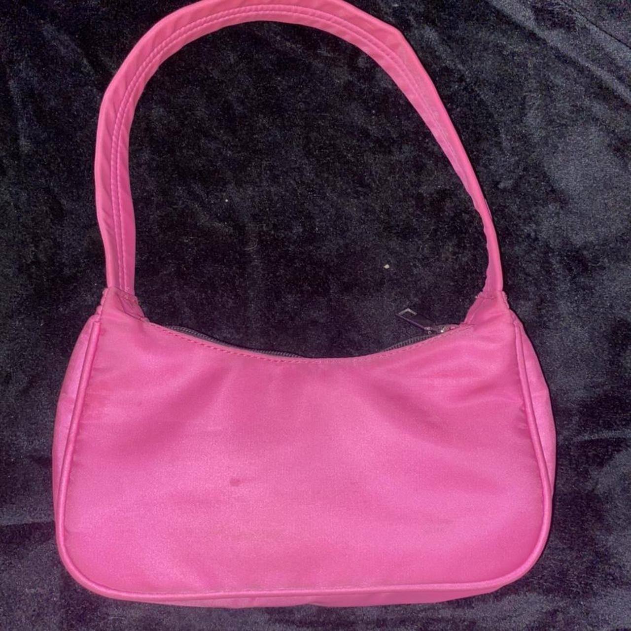 Neon pink shoulder bag #pink #shoulderbag #y2k... - Depop