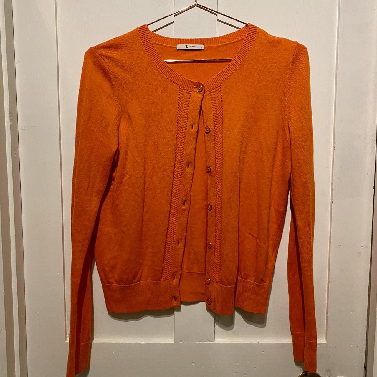 Sainsbury's TU Women's Orange Cardigan Depop