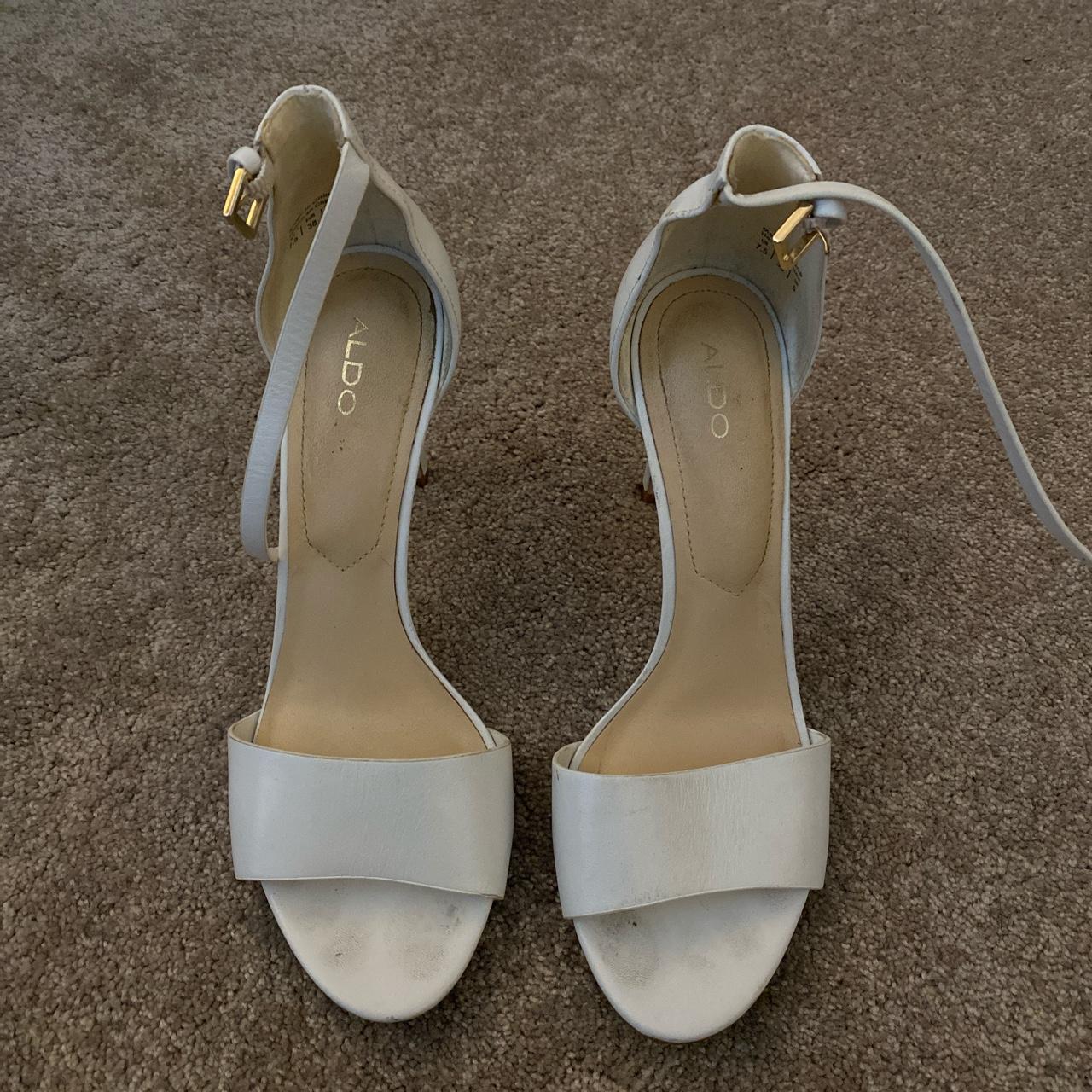 Aldo White Heels Shoes Worn A Few Times Rrp Depop 1911